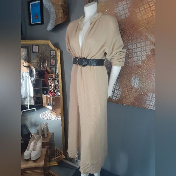 Zara Wool Blend Extra Long Cardigan - Picture 13 of 13